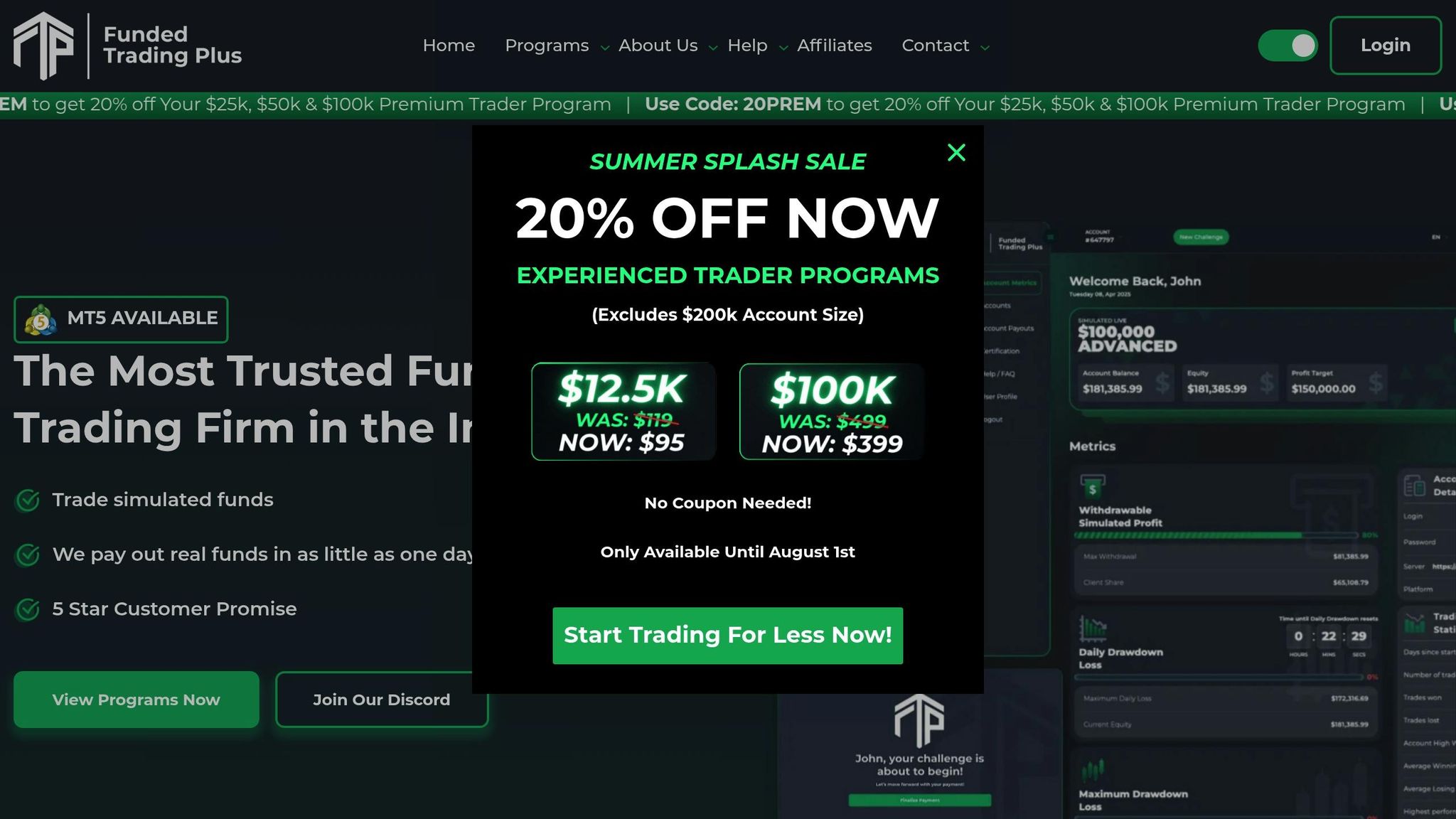 Funded Trading Plus