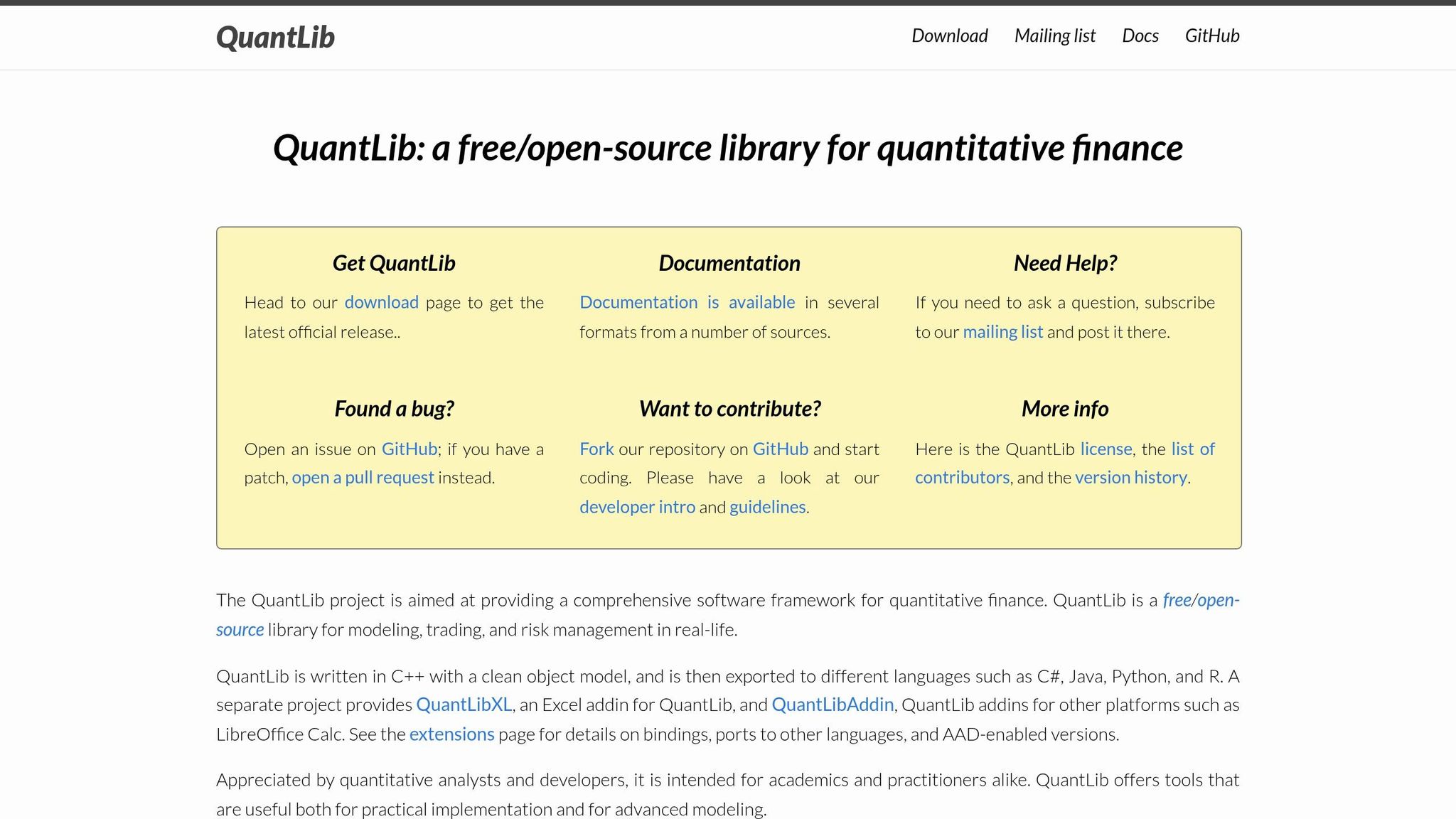 QuantLib